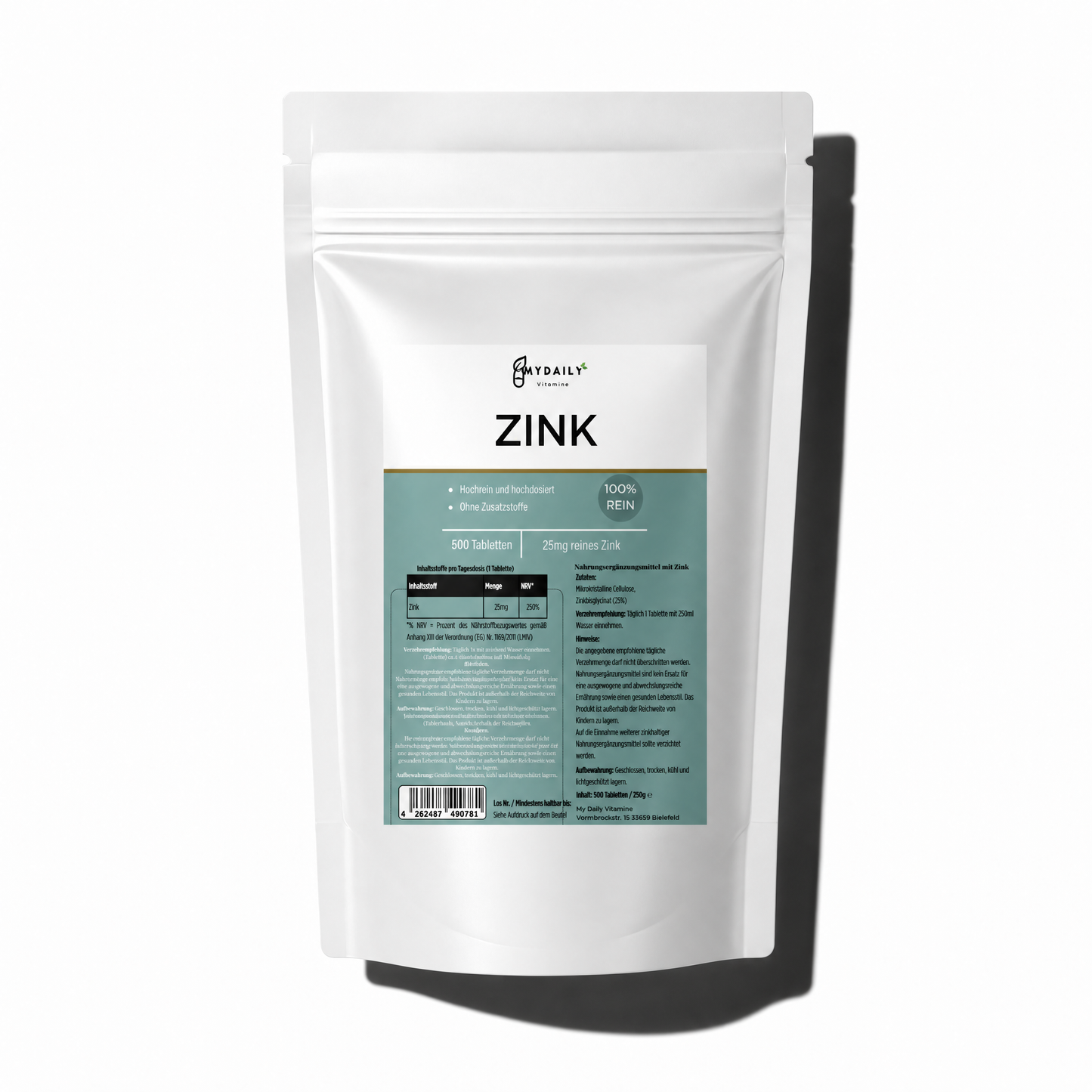 25mg Zink Bisglycinat